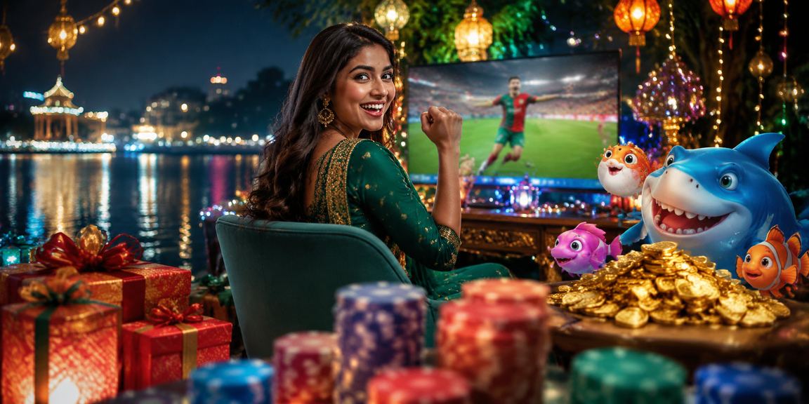 চট্টগ্রামে ঈদ উৎসবে ফিশিং গেম উপভোগ করছেন খেলোয়াড়রা