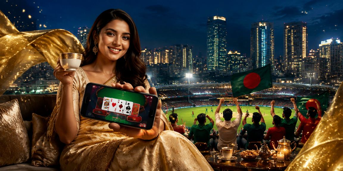 ঢাকায় ক্রিকেট বেটিং উপভোগ করছেন একজন খেলোয়াড়
